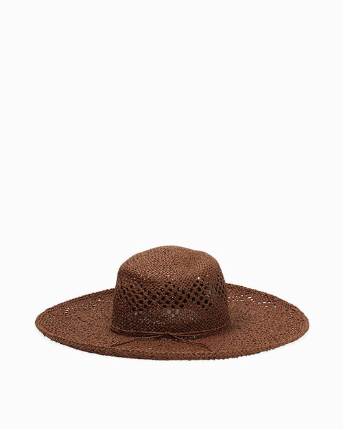 Cappello da donna in paglia testa di moro, 
