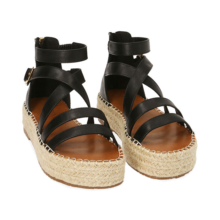 Sandali zeppa 3 cm top