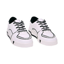 Sneakers bianco-nero, Primadonna, 230111302EPBINE035, 002 preview
