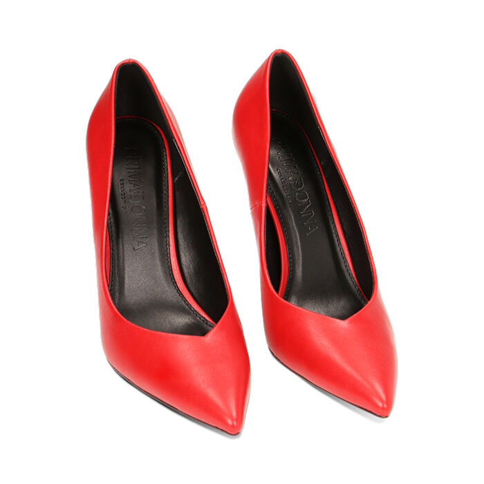 Decollete donna rosse tacco 10 5 cm Primadonna Collection