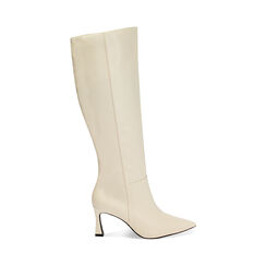 Botte blanche à talon aiguille, 242155320EPPANN036, 001a