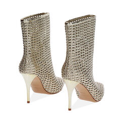 Botines oro tac&oacute;n 9 cm, Primadonna, 272127721EIOROG035, 004 preview