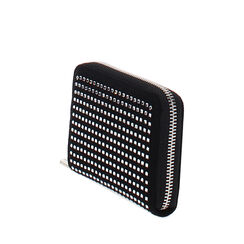 Portafoglio nero-argento, 245125161MPNEARUNI, 002a