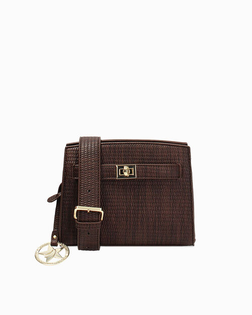 Mini bag testa di moro con tracolla removibile, DK BROWN
