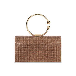 Mini sac femme cuivre en laminé avec pierres, Primadonna, 255102425LPRAMEUNI, 001 preview