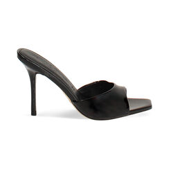 Mules open toe neri tacco 9,5 cm, Primadonna, 272159701VENERO035, 001 preview