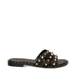 Sandales plates femme noires, Primadonna, 254922832EPNERO035, 001a