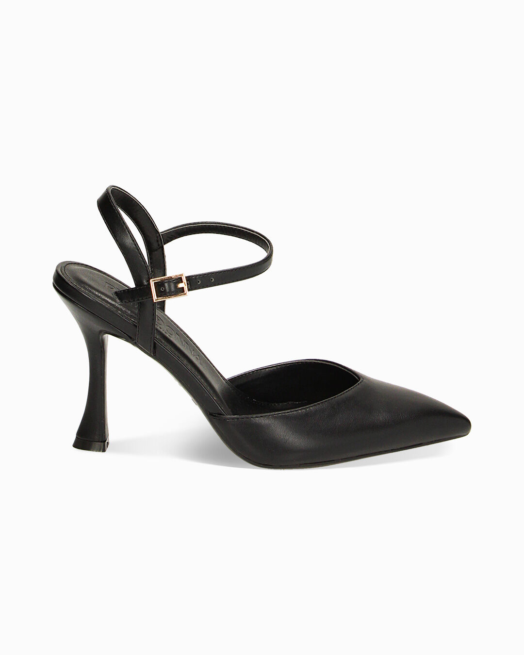 Décolleté Slingback nere, tacco 9,5 cm