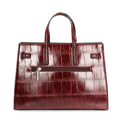 Sac à main bordeaux avec bandoulière, Primadonna, 265731833CCBORDUNI, 004 preview