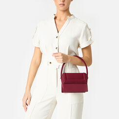 Mini bolsa mujer burdeos en tejido, Primadonna, 255130057LYBORDUNI, 002 preview