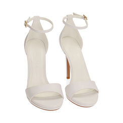 Sandali bianchi, tacco 11 cm, Primadonna, 212133410EPBIAN035, 002 preview
