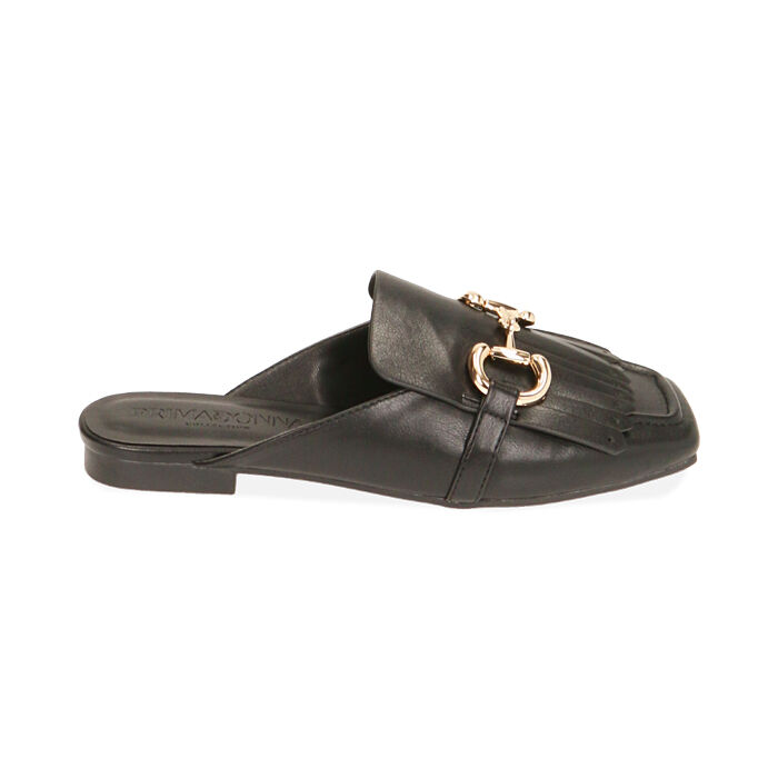 Sabot donna neri con frange Primadonna Collection
