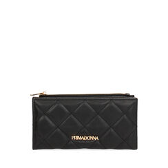 Portefeuille long à carreaux noir, 245124110EPNEROUNI, 001a