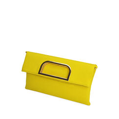 Bolso de mano de lycra amarillo, REBAJAS, 185108714LYGIALUNI, 002a