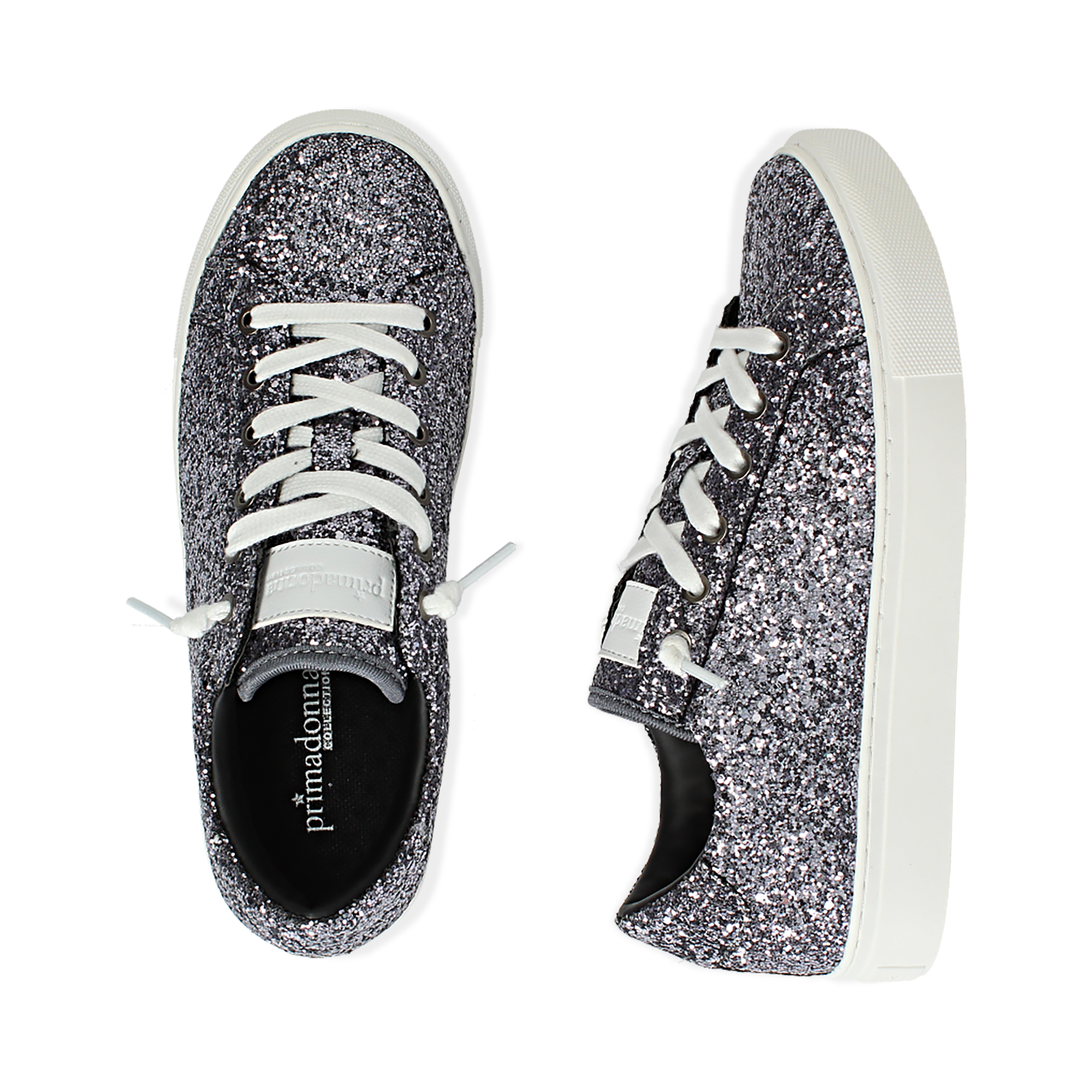 Sneakers glitter nere clearance