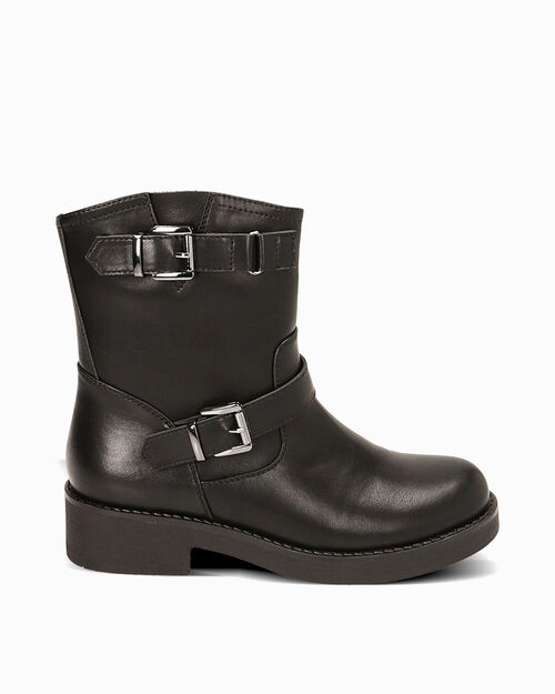 ZAPATOS BIKER SINTETICO NERO, BLACK