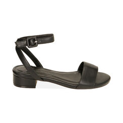 Sandali neri con cinturino, Primadonna, 214891903EPNERO035, 001 preview