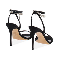 Sandales noires avec talon de 10 cm, Primadonna, 272162910RSNERO035, 004 preview