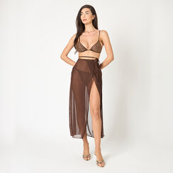 Copricostume donna testa di moro in tessuto trasparente, Primadonna, 25L504444TSMOROUNI, 002a