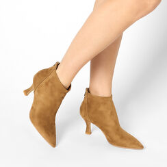 Botines mujer coñac en microfibra, Primadonna, 253037036MFCOGN036, 002a