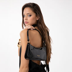 Mini bolso negro con bandolera removible, Primadonna, 275130169VENEROUNI, 002a