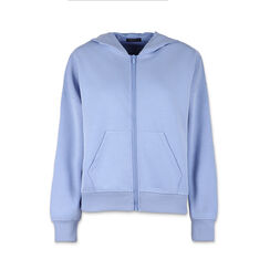 Sudadera mujer celeste en tela, Primadonna, 25L202304TSCELEM, 001a