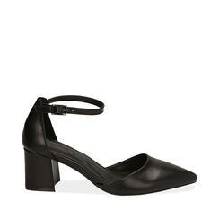 ZAPATOS OPEN SHANK SINTETICO NERO, Primadonna, 214942231EPNERO035, 001a