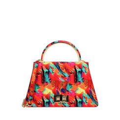 Mini sac femme multicolore-orange en satin, Primadonna, 255126021RSMUARUNI, 001a