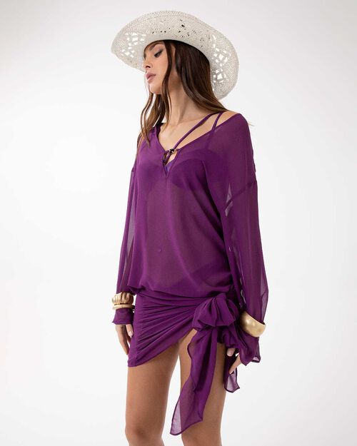 Copricostume viola elegante, VIOLET