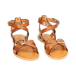 Sandalias planas marrones, Primadonna, 234922081EPMARR035, 002 preview