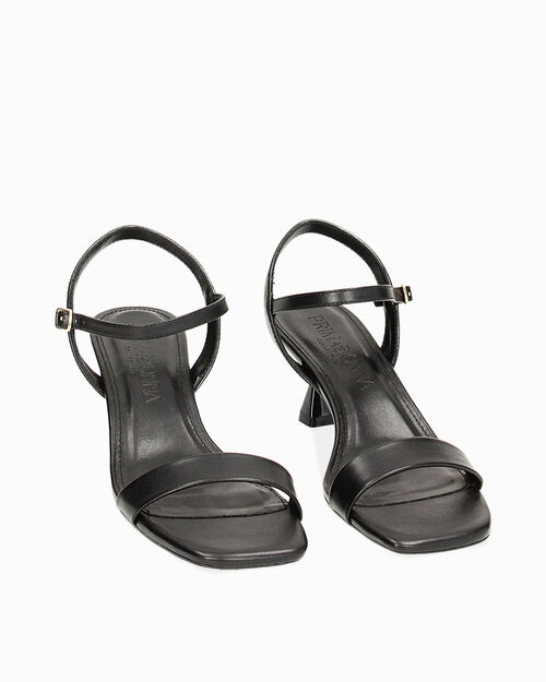 ZAPATOS SANDALIA SINTETICO NERO, BLACK