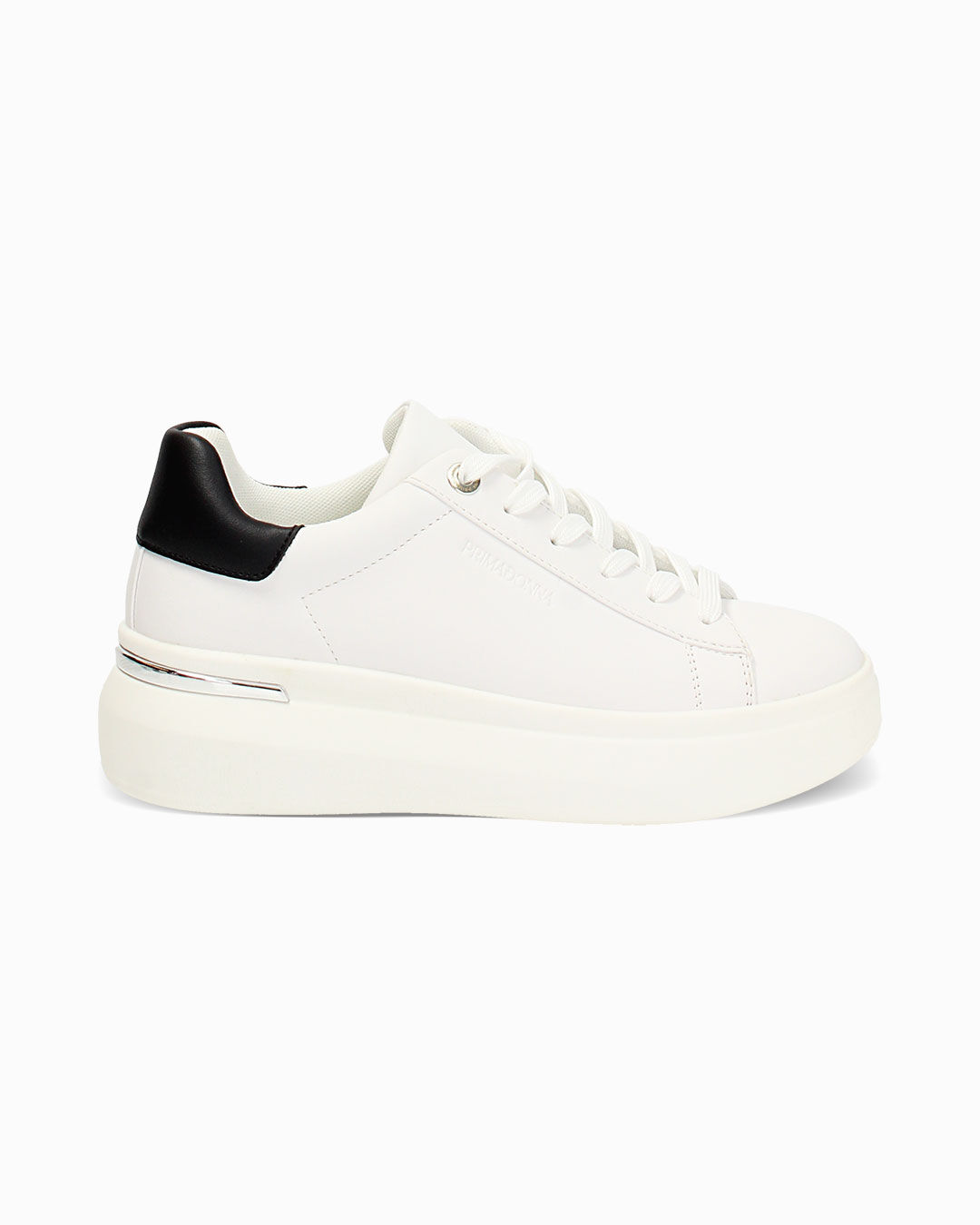 Sneakers bianche tacco 5,5 cm
