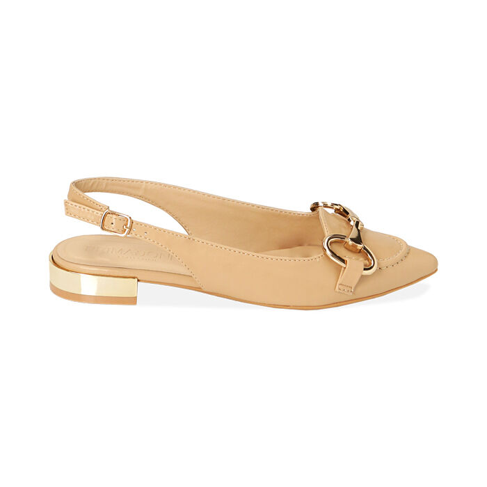 Ballerine donna beige slingback Primadonna Collection