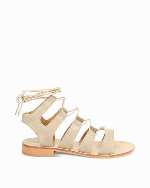 ZAPATOS FLAT SUEDE TAUP, TAUPE