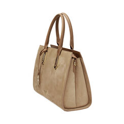 Sac &agrave; main beige avec bandouli&egrave;re amovible, Primadonna, 275701716MFBEIGUNI, 003 preview