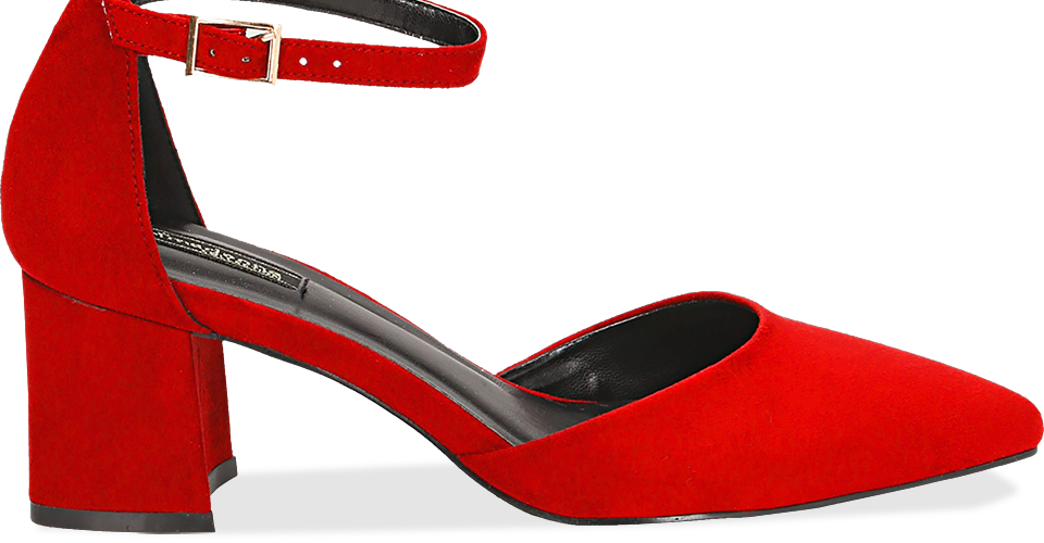scarpe rosse con tacco largo