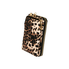 Mini bag leopard in raso , Primadonna, 205105631RSLEOPUNI, 002 preview