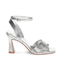 Zapato de tacón de mujer plateado cómodo, Primadonna, 254944901LMARGE035, 001a