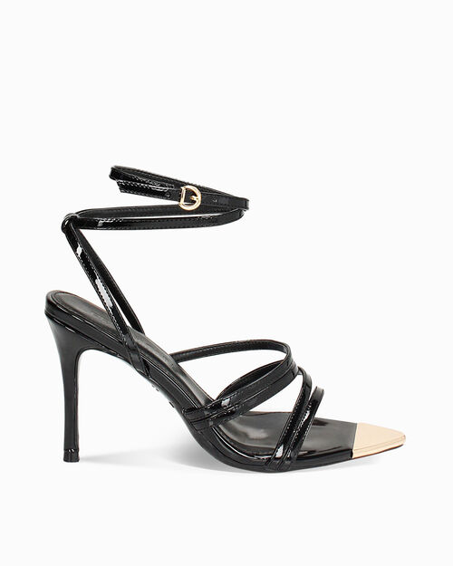 ZAPATOS SANDALIA SINTETICO CHAROL NERO, BLACK