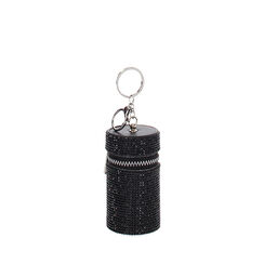 Porte-clés noir avec pierres, 240300994ETNEROUNI, 001a