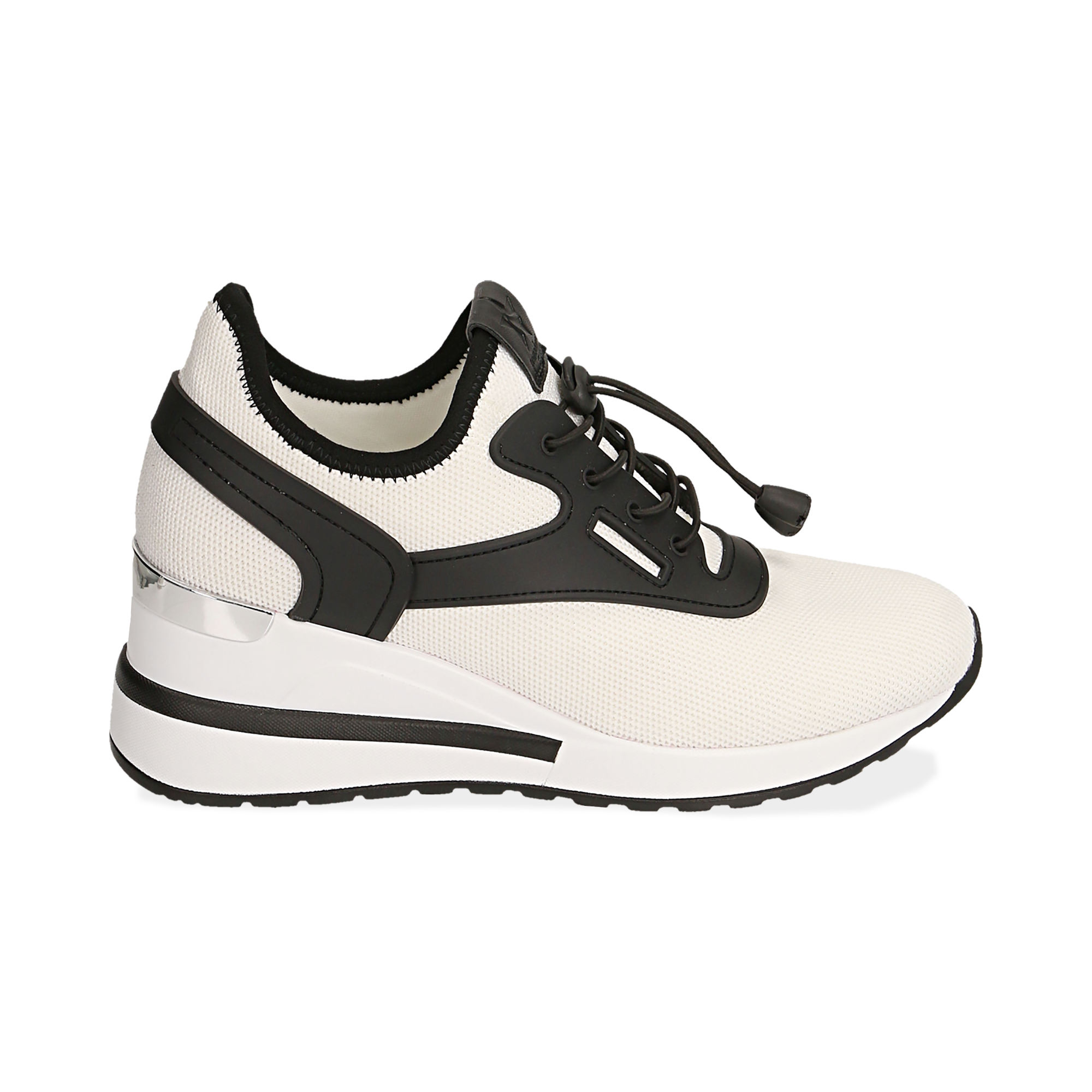 sneakers zeppa bianche