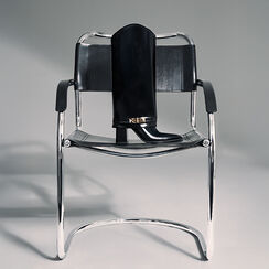 Bota negra brillante con tacón de 8,5 cm., Primadonna, 264914911EUNERO036, 003 preview