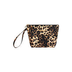 Pochette donna leopard in raso, Primadonna, 255125740RSLEOPUNI, 001 preview
