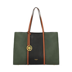 Borsa a spalla verde e nera, Primadonna, 265700556EPVERDUNI, 001 preview