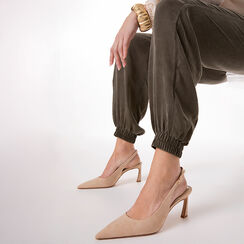 Escarpin beige talon 7,5 cm, Primadonna, 272110628MFBEIG035, 002a