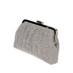 Mini bag bon ton argento metallico , Primadonna, 202321083MTARGEUNI, 002a