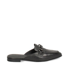 Sabots femme noirs en cuir, Primadonna, 257725526PENERO036, 001a