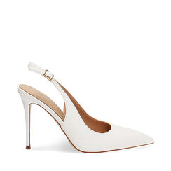 D&eacute;collet&eacute; bianche tacco 10 cm, Primadonna, 272130641EPBIAN035, 001a