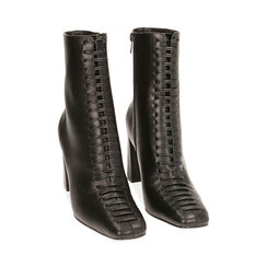 Ankle boots neri, tacco 8,5 cm , Special Price, 184848301EPNERO036, 002 preview