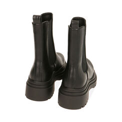 Chelsea boots neri, tacco 4 cm , Primadonna, 200626120EPNERO036, 003 preview